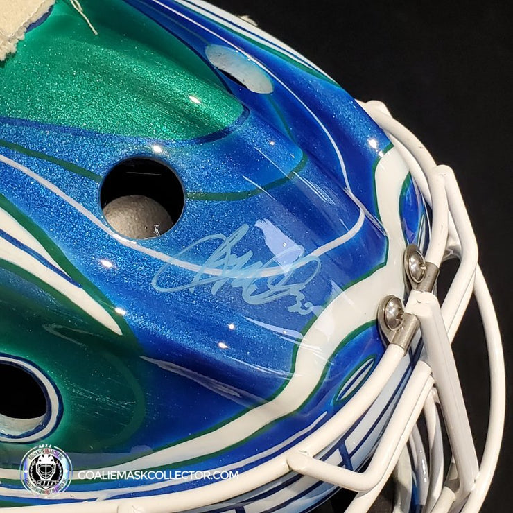 Ryan Miller Signed Goalie Mask Vancouver Signature Edition Autographed + White Grill