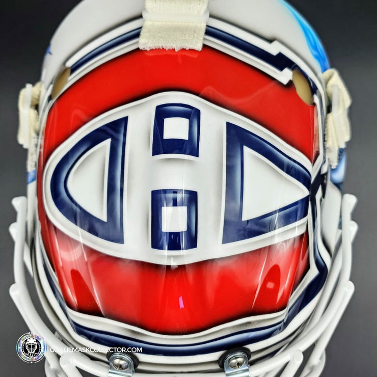 Samuel Montembeault Unsigned Goalie Mask 2021 Montreal Tribute