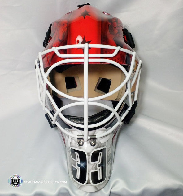 Chicago Blackhawks Unsigned Franklin Sports Replica Mini Goalie Mask - View #11