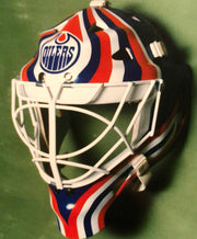 Grant Fuhr Signed Goalie Mask Edmonton V2 1988-89 Signature Edition Autographed
