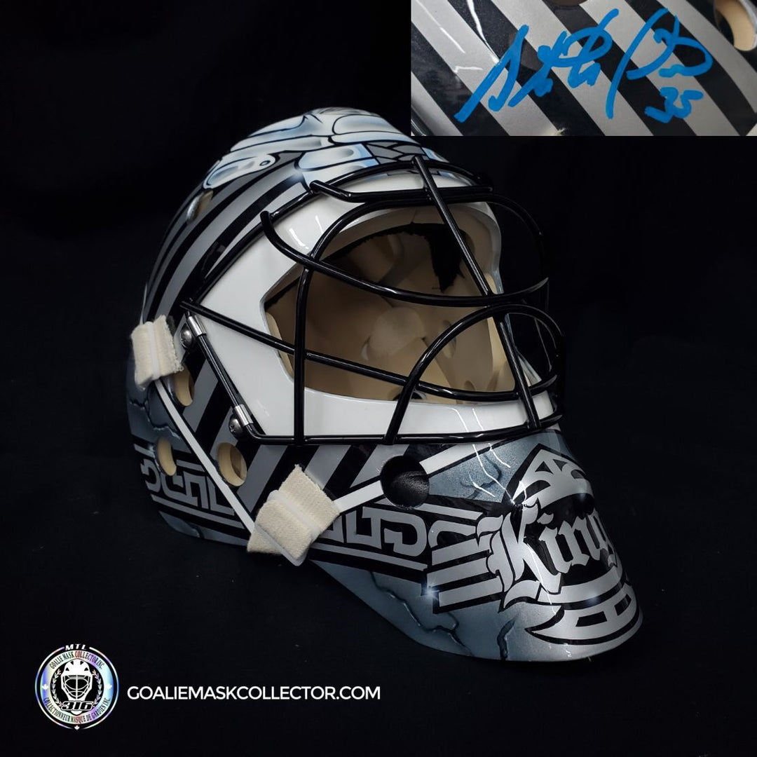Stephane Fiset Signed Goalie Mask Los Angeles Signature Edition Autographed Tribute