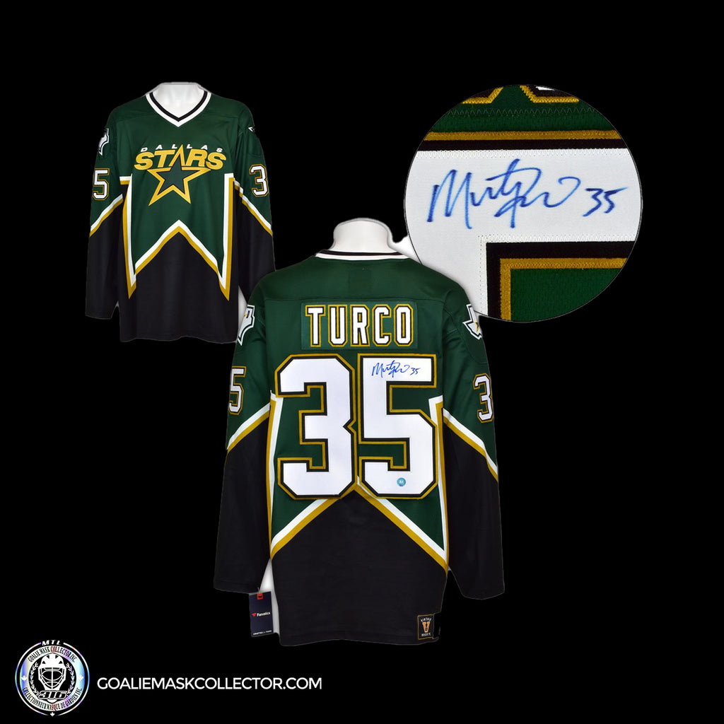 Marty Tuco Dallas Stars Fanatics Vintage Jersey Autographed – Goalie Mask  Collector