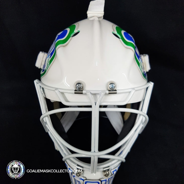 Thatcher Demko Goalie Mask Unsigned Vancouver 50th Anniversary