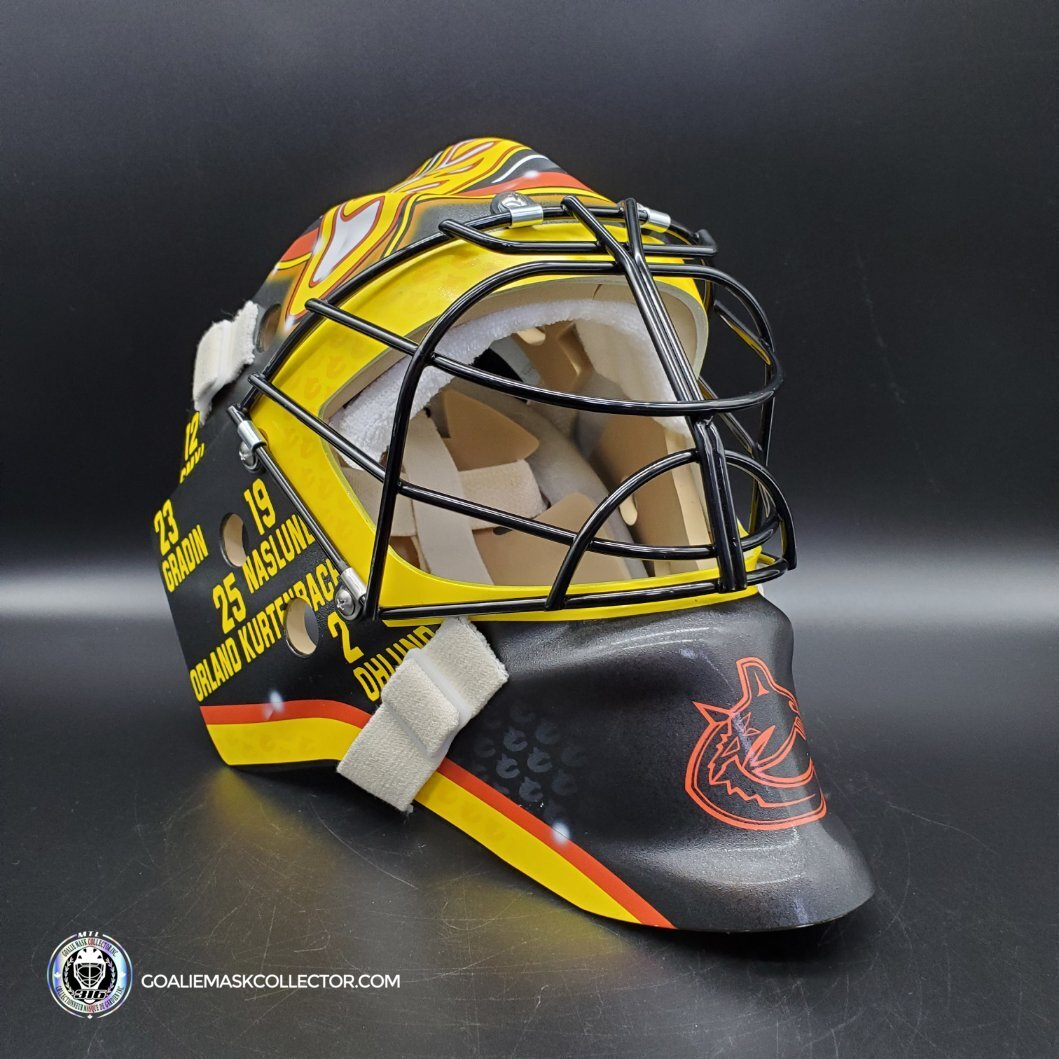 Thatcher Demko Goalie Mask Unsigned Vancouver Retro Matte