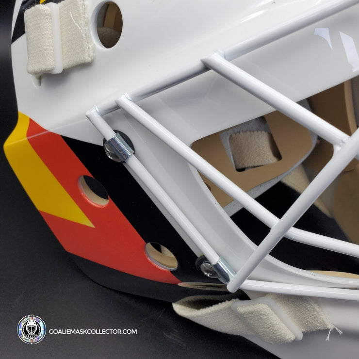 Thatcher Demko Goalie Mask Unsigned Vancouver Retro Matte – Goalie Mask  Collector