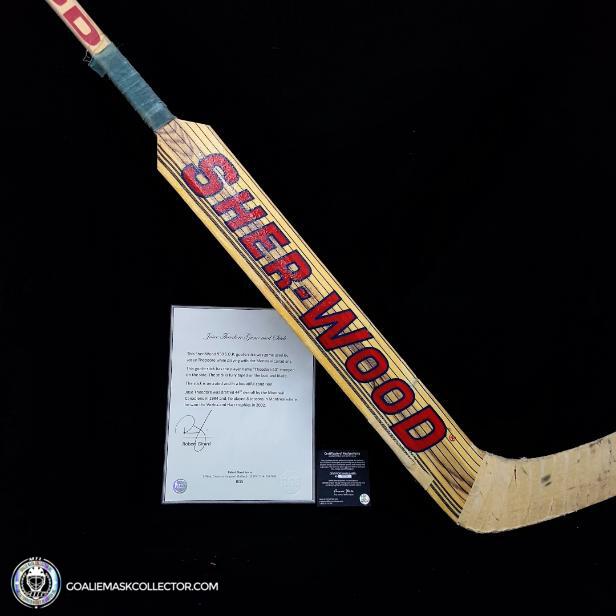 Jose Theodore Sherwood Game Used Stick Montreal Canadiens