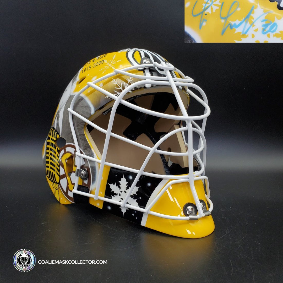 Tim Thomas MAGE Goalie Mask Boston 2009 Winter Classic Signature Edition Painted on Sportmask Shell