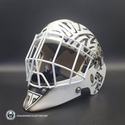Tim Thomas MAGE Goalie Mask Boston 2011 Mustache November Grow Your Mow Signature Edition Painted on Sportmask Shell