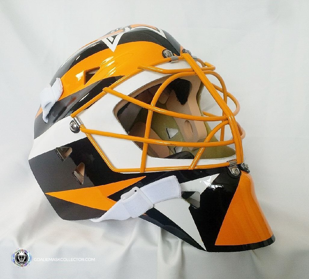 Tom Barrasso Unsigned Goalie Mask Pittsburgh Tribute