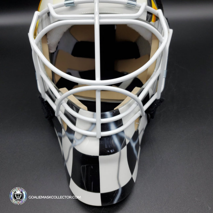 Tom Barrasso Signed Goalie Mask Pittsburgh 1999 Autographed Signature Edition