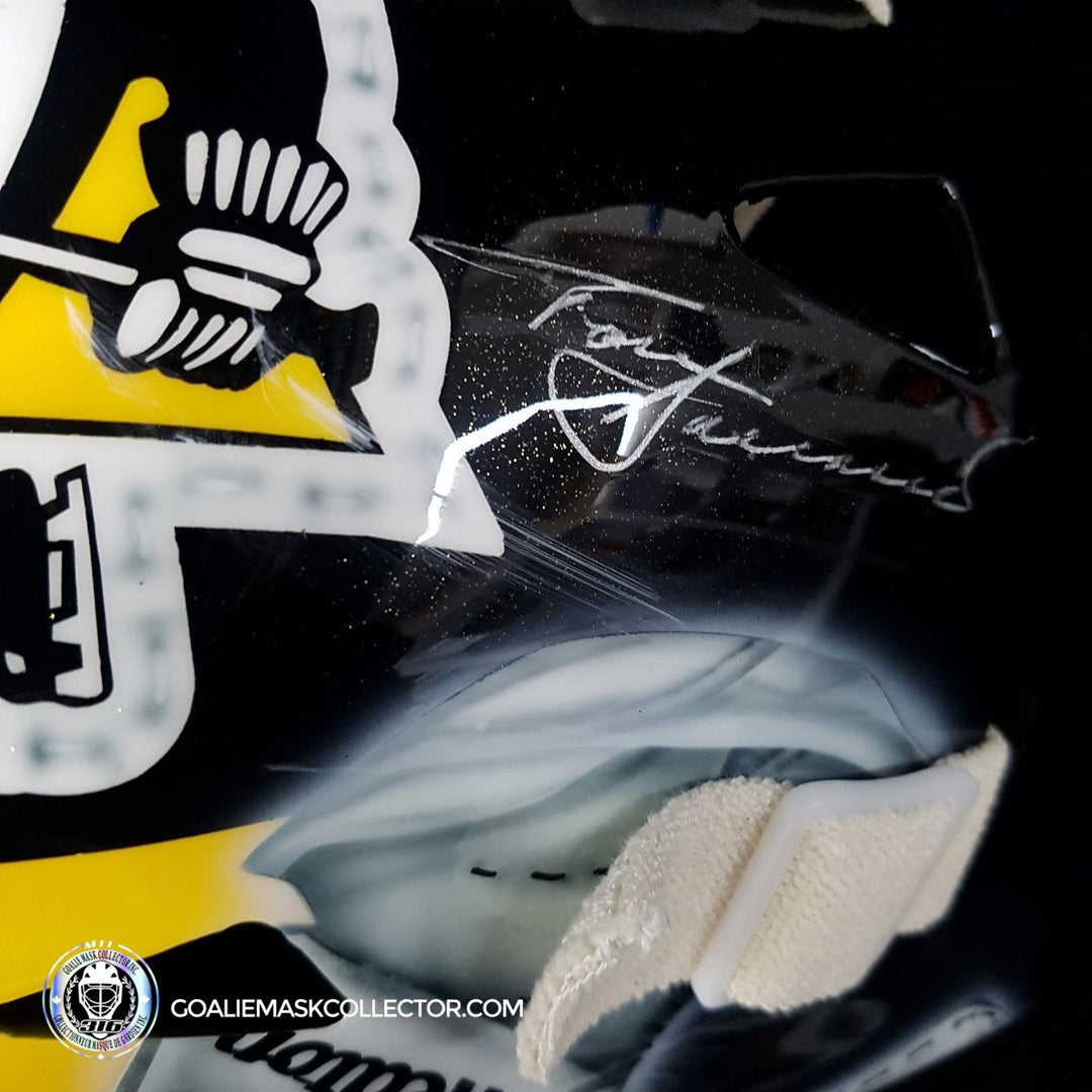 SUPER CACAO(NOSAWA論外) Autographed Mask. Dominik Hasek Autographed Signed Goalie Mask Buffalo Black