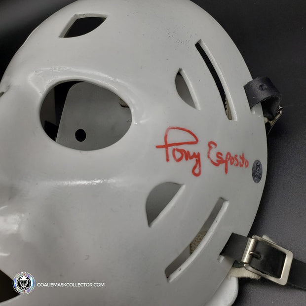 Tony Esposito Signed Goalie Mask Chicago V1 Pristine Look Signature Edition Autographed
