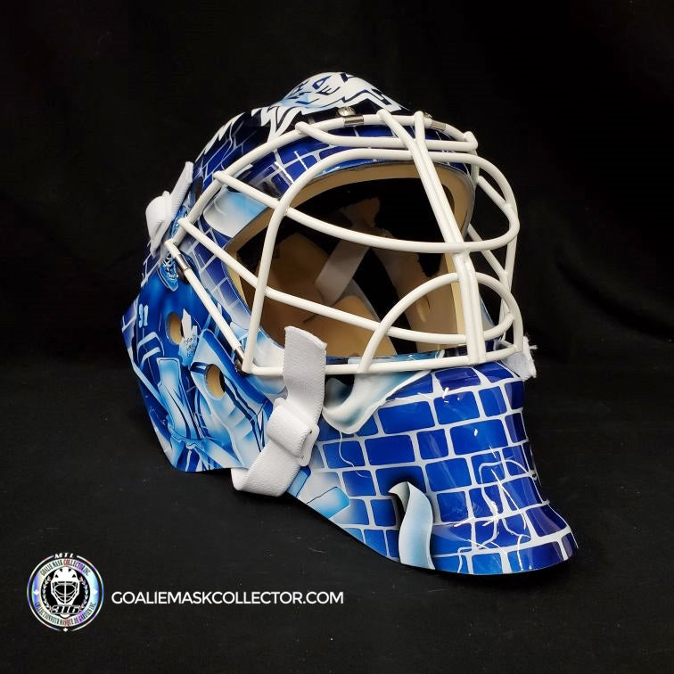 Custom: Toronto Maple Leafs Greats Goalie Mask Tribute Un-signed Helmet Potvin & Joseph