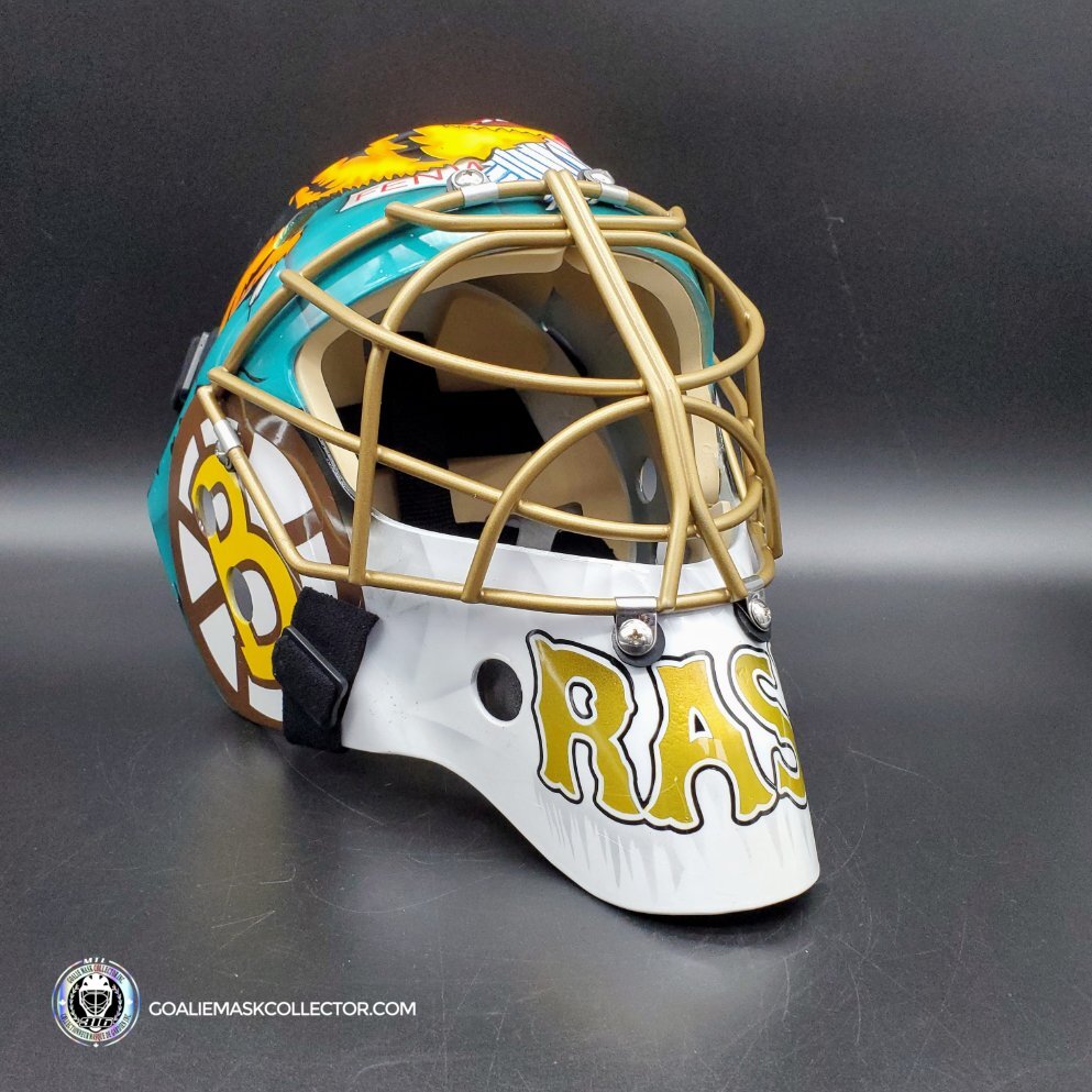 Tuukka Rask Unsigned Goalie Mask Winter Classic Boston Fenway Park 2010 + 24k Gold Grill Optional