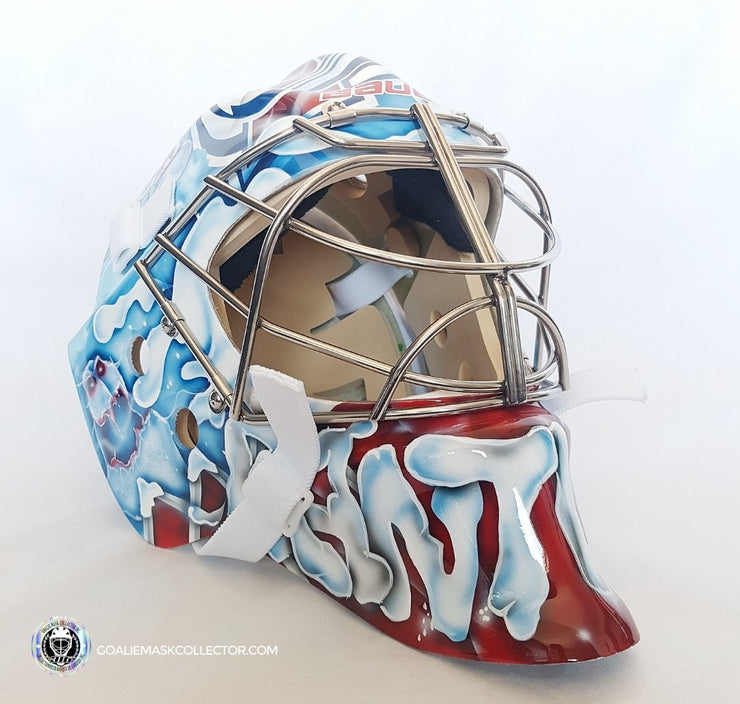 Custom Goalie Mask Colorado Avalanche Unsigned  Tribute