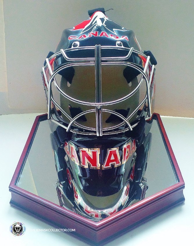 Unsigned Goalie Mask Team Canada Tribute