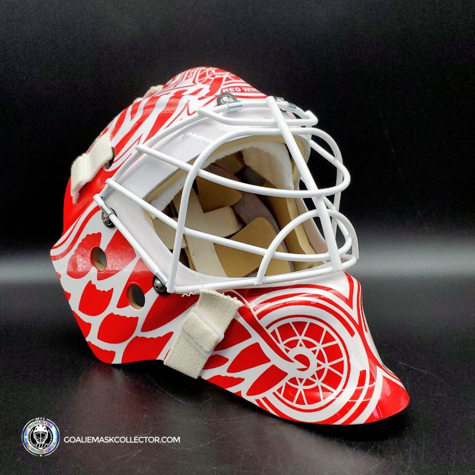 Ville Husso Goalie Mask Unsigned 2022-23 Detroit Mike Vernon Tribute