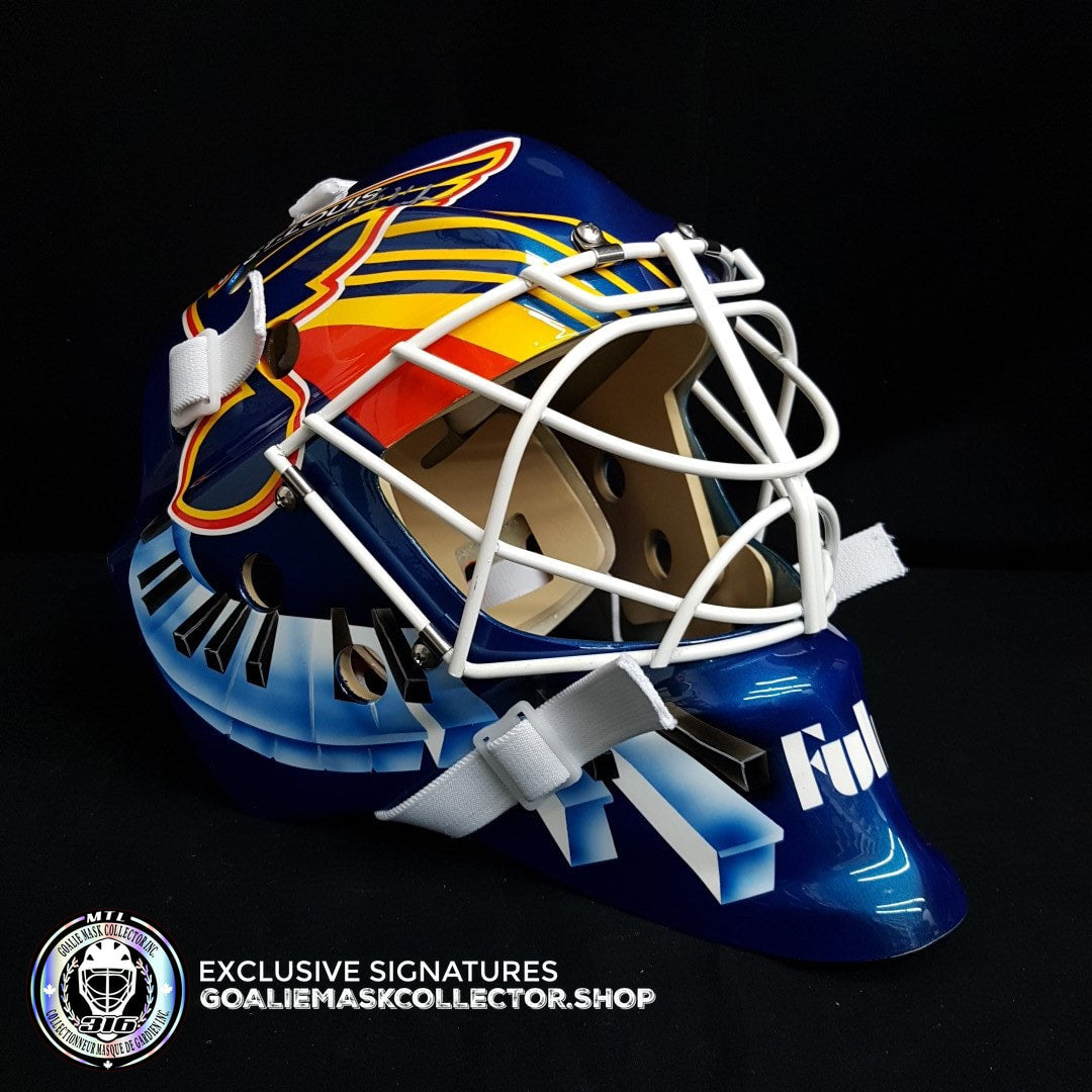 GRANT FUHR UN-SIGNED GOALIE MASK ST-LOUIS EDITION