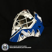 MIKE VERNON SIGNED AUTOGRAPHED GOALIE MASK SAN JOSE AS EDITION