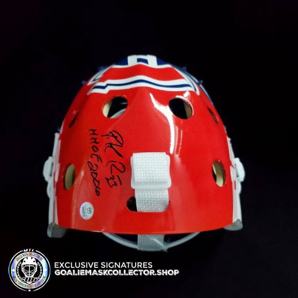 PATRICK ROY SIGNED "HHOF 2006" INSCRIPTION AUTOGRAPHED GOALIE MASK MONTREAL AS EDITION