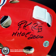 PATRICK ROY SIGNED "HHOF 2006" INSCRIPTION AUTOGRAPHED GOALIE MASK MONTREAL AS EDITION