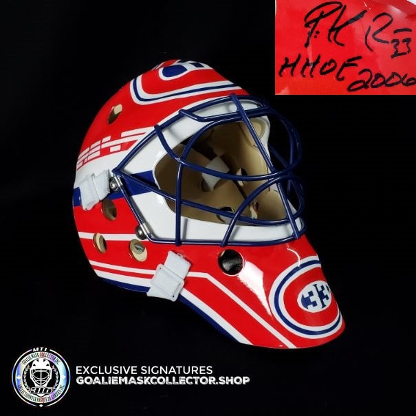 PATRICK ROY SIGNED "HHOF 2006" INSCRIPTION AUTOGRAPHED GOALIE MASK MONTREAL AS EDITION