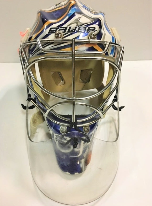 PEKKA RINNE NHL GAME WORN GOALIE MASK NASHVILLE PREDATORS 2009-2010