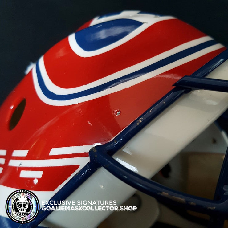 PATRICK ROY PRACTICE WORN GOALIE MASK "NOT GAME" USED MONTREAL CANADIENS 1994 LEFEBVRE SHELL 