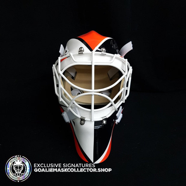 RON HEXTALL SIGNED AUTOGRAPHED GOALIE MASK PHILADELPHIA Ice Ready AS Edition