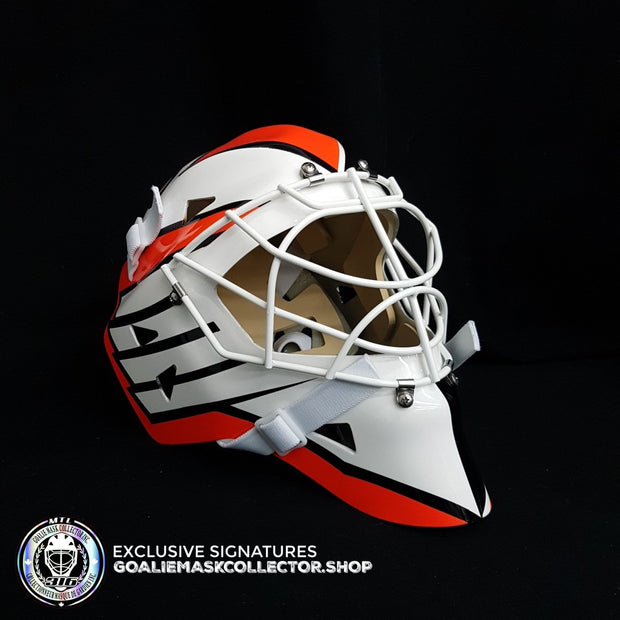 RON HEXTALL SIGNED AUTOGRAPHED GOALIE MASK PHILADELPHIA Ice Ready AS Edition