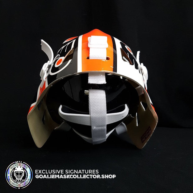 RON HEXTALL SIGNED AUTOGRAPHED GOALIE MASK PHILADELPHIA Ice Ready AS Edition
