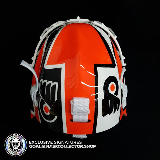 RON HEXTALL SIGNED AUTOGRAPHED GOALIE MASK PHILADELPHIA Ice Ready AS Edition
