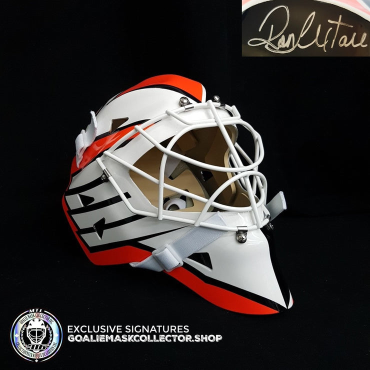 RON HEXTALL SIGNED AUTOGRAPHED GOALIE MASK PHILADELPHIA Ice Ready AS Edition