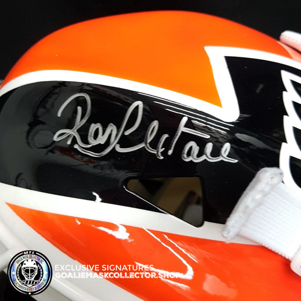 RON HEXTALL SIGNED AUTOGRAPHED GOALIE MASK PHILADELPHIA Ice Ready AS Edition