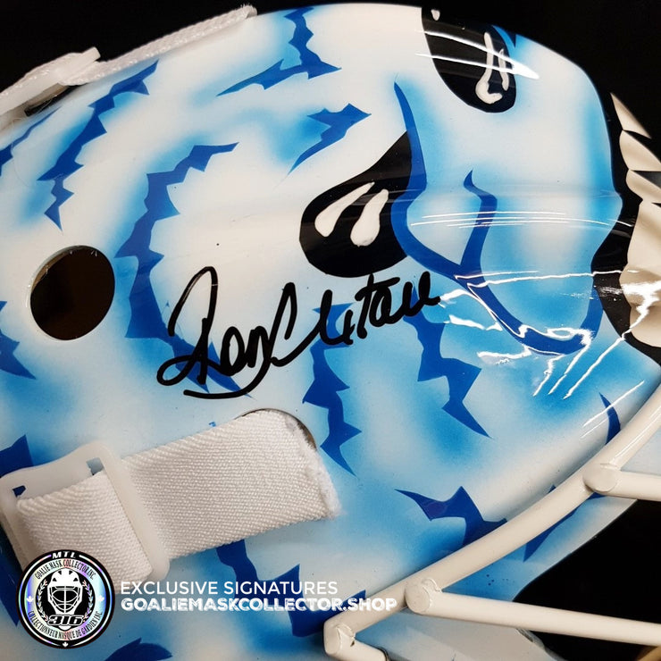RON HEXTALL SIGNED AUTOGRAPHED GOALIE MASK QUEBEC Ice Ready AS Edition