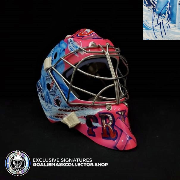 CAREY PRICE SIGNED AUTOGRAPHED GOALIE MASK PINK CANCER AWARENESS MONTREAL 