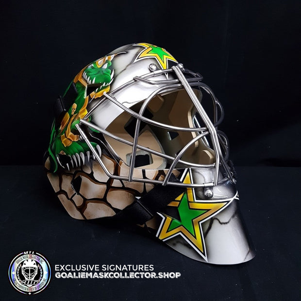 MARTY TURCO SIGNED AUTOGRAPHED GOALIE MASK DALLAS DUO AS EDITION